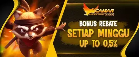 Rebate Slot Game 0.5% promotion banner